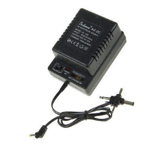 Блок питания LuazON IP-24-24-000-01, 1 А, 6 режимов 1.5-12V, переключатель полярности,0.65 м картинка 